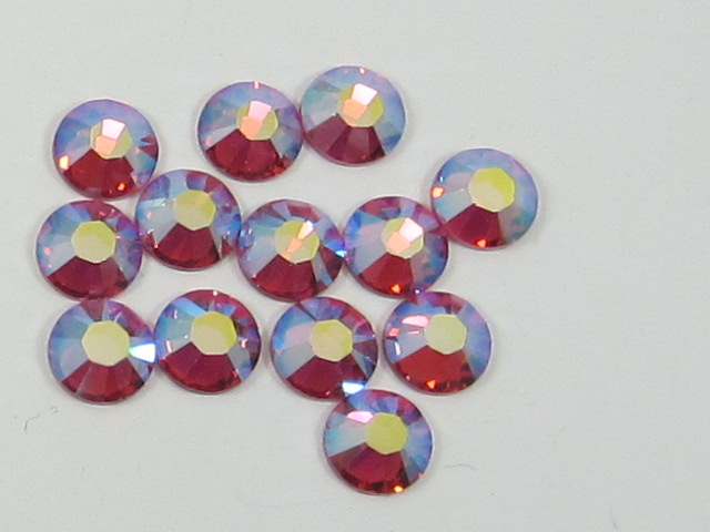 72 pcs. 20ss ROSE AB HOTFIX European Rhinestones